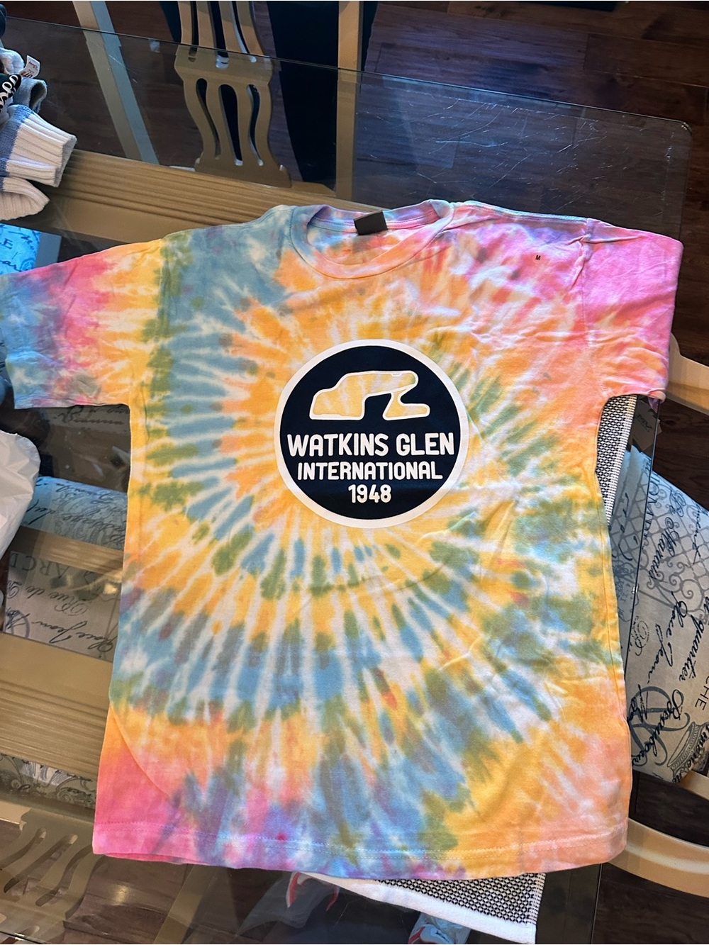 Watkins Glen International Tie-Dye Logo Tee - Multicolor